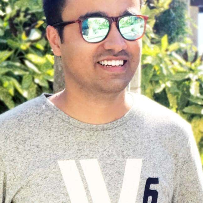 Photo of Bhanu Ahluwalia with sunglasses
