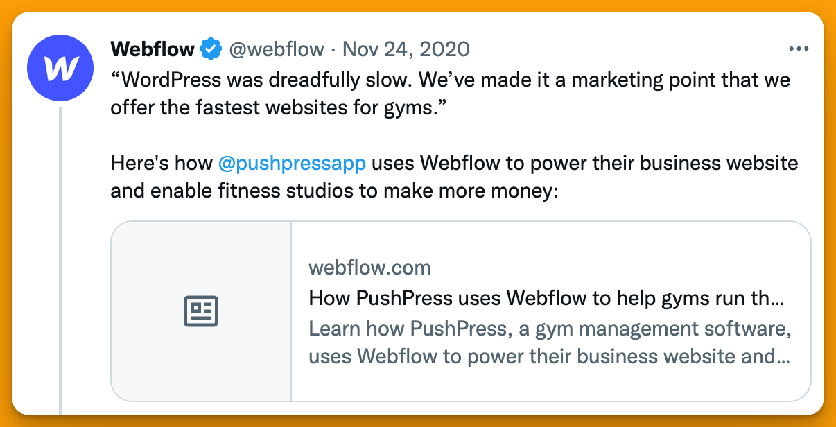 Webflow Performance