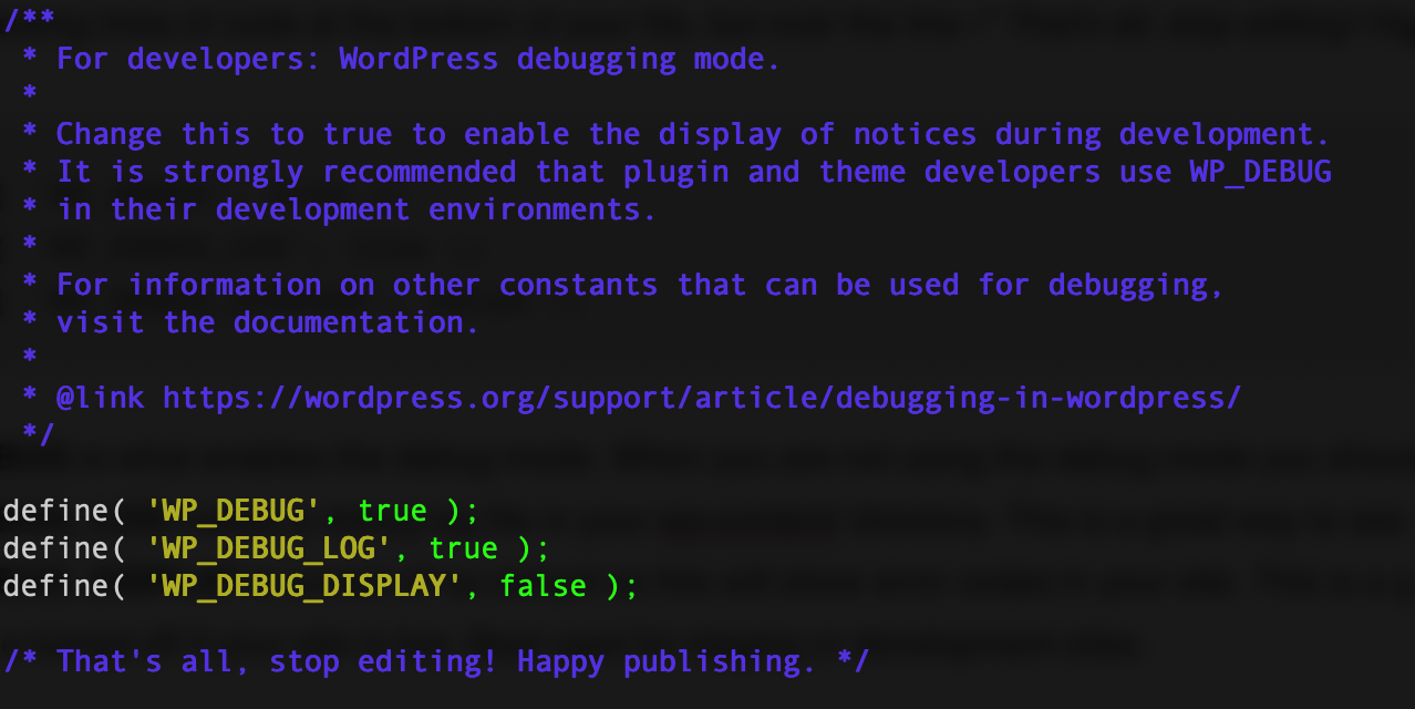 How To Enable Debugging In WordPress » Servebolt